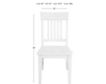 Emerald Home Furniture Hadley White Dining Chair small image number 6