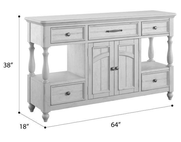 Emerald Home Furniture New Haven Server large image number 5