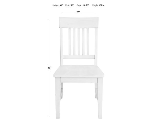 Emerald Home Furniture Hadley 5-Piece White Dining Set large image number 7