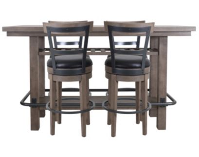 Emerald Home Furniture Benton 5-Piece Swivel Bar Set