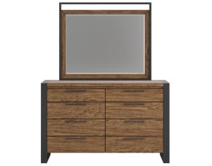Emerald Home Furniture Hendrick Dresser & Mirror
