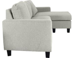 Emerald Home Furniture Dawson Chaise Sofa with Drop-Down Table