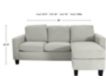 Emerald Home Furniture Dawson Chaise Sofa with Drop-Down Table small image number 8