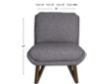 Emerald Home Furniture Emerson Gray Armless Chair small image number 6