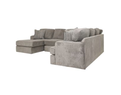 England Rouse Dove Gray 3-Piece Sectional with Left-Facing Chaise