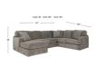 England Rouse Dove Gray 3-Piece Sectional with Left-Facing Chaise small image number 10