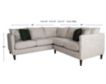 England Kylie Vanilla 2-Piece Sectional small image number 8