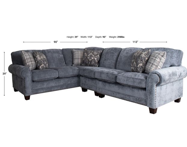 England Silas Gray 3-Piece Sectional large image number 8