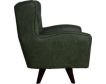 England Harlow Green 100% Leather Swivel Accent Chair small image number 3