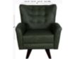 England Harlow Green 100% Leather Swivel Accent Chair small image number 6
