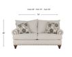 England Rosalie Hadley Linen Loveseat small image number 6