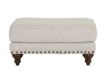 England Rosalie Hadley Linen Ottoman small image number 1