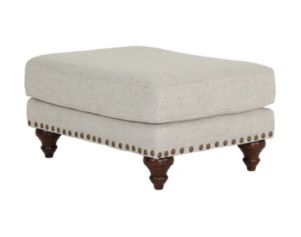 England Rosalie Hadley Linen Ottoman