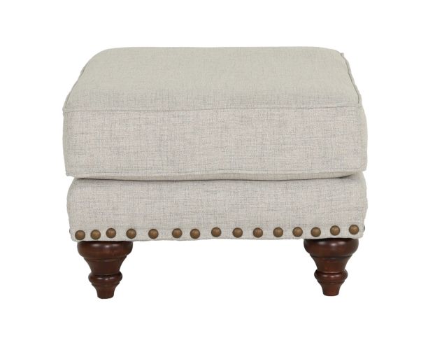 England Rosalie Hadley Linen Ottoman large image number 3