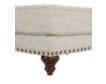 England Rosalie Hadley Linen Ottoman small image number 4