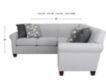 England Angie 2-Piece Sectional with Right-Facing Loveseat small image number 8