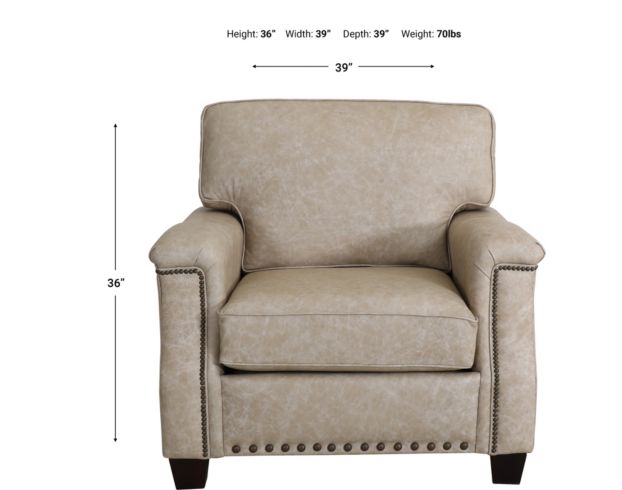 England Salem 100% Leather Chair large image number 6