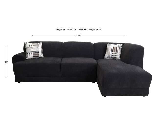 England Cole 2-Piece Sectional with Right-Facing Chaise large image number 7