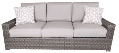 Erwin And Sons Santa Cruz All Weather Wicker Outdoor Sofa