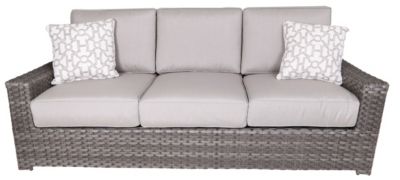 Erwin And Sons Santa Cruz All Weather Wicker Outdoor Sofa