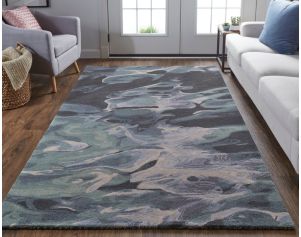 Feizy Rugs Amira Green and Blue 8 X 10 Rug