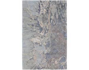 Feizy Rugs Zarah Blue and Charcoal Watercolor 8 x 10 Rug