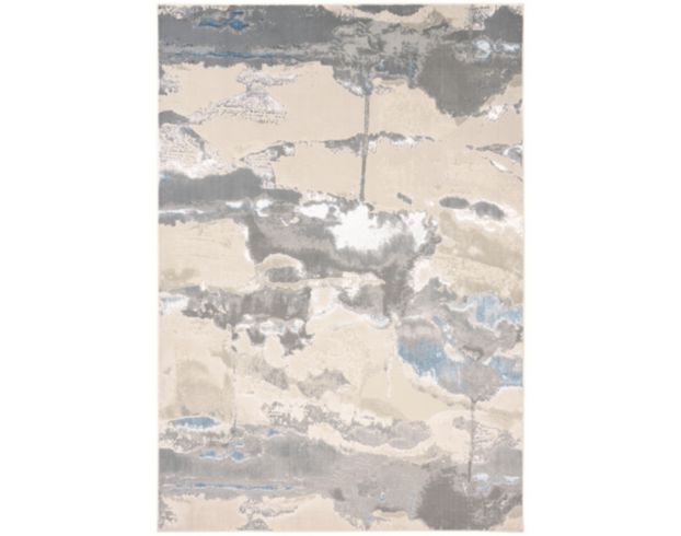 Feizy Rugs Azure 5' X 8' Gray Multi-Colored Rug large image number 1