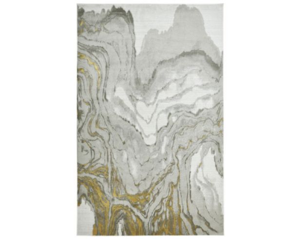 Feizy Rugs Waldor 5' X 8' Gray Multi-Colored Rug large image number 1