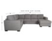 Fine Home Limited Claire 3-Piece Sleeper Sectional small image number 9