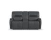 Flexsteel Industries Inc Wilson Thunder Leather Power Reclining Loveseat with Console small image number 1