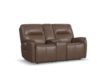 Flexsteel Industries Inc Wilson Cafe Leather Power Reclining Loveseat with Console small image number 3