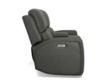 Flexsteel Industries Inc Linden Charcoal Leather Power Reclining Loveseat with Console small image number 3