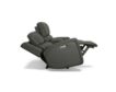 Flexsteel Industries Inc Linden Charcoal Leather Power Reclining Loveseat with Console small image number 5