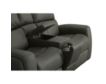 Flexsteel Industries Inc Linden Charcoal Leather Power Reclining Loveseat with Console small image number 10