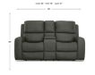 Flexsteel Industries Inc Linden Charcoal Leather Power Reclining Loveseat with Console small image number 12