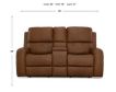 Flexsteel Industries Inc Linden Caramel Leather Power Reclining Loveseat with Console small image number 10