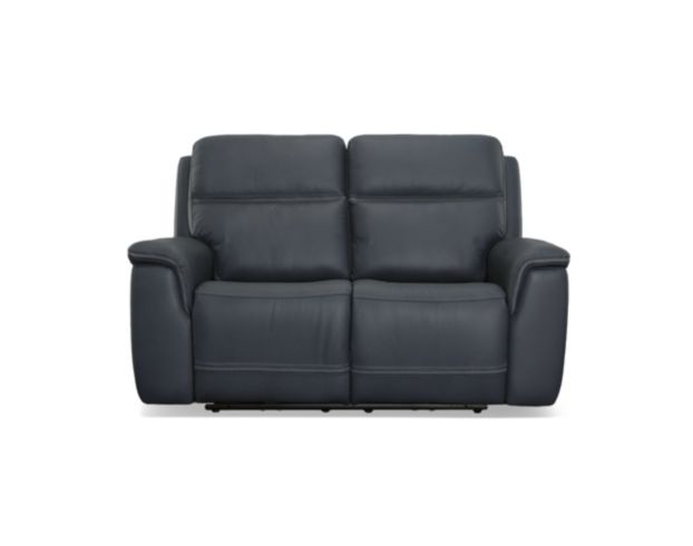 Flexsteel Industries Inc Sawyer Marine Leather Power Reclining Loveseat large image number 1