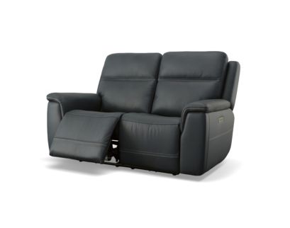 Flexsteel Industries Inc Sawyer Marine Leather Power Reclining Loveseat