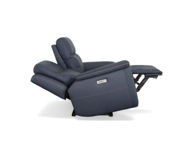 Flexsteel Industries Inc Sawyer Marine Leather Power Reclining Loveseat large image number 4