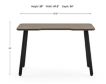 Flexsteel Industries Inc Brooklyn Walnut Desk small image number 5