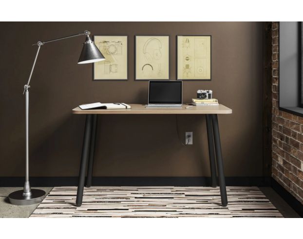 Flexsteel Industries Inc Brooklyn Oak Desk large image number 5