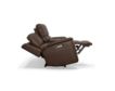 Flexsteel Industries Inc Henry Burnt Umber Leather Power Reclining Loveseat with Console small image number 3