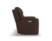 Flexsteel Industries Inc Henry Burnt Umber Leather Power Reclining Loveseat with Console small image number 6