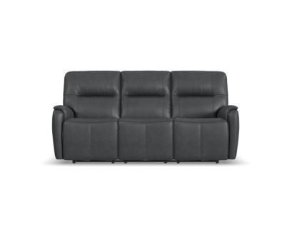 Flexsteel Wilson Thunder Leather Power Reclining Sofa