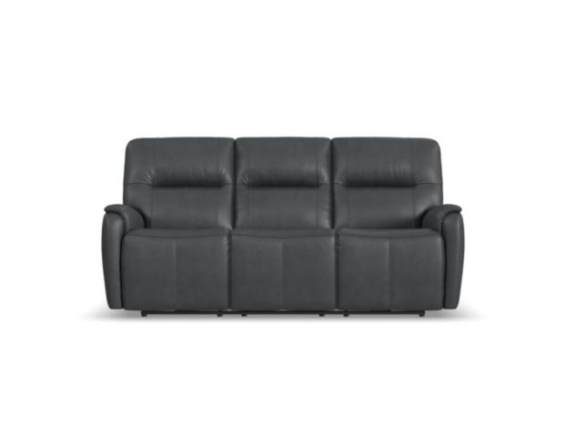 Flexsteel Wilson Thunder Leather Power Reclining Sofa large image number 1