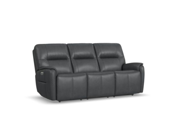 Flexsteel Wilson Thunder Leather Power Reclining Sofa large image number 2