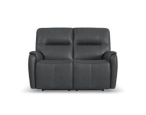 Flexsteel Wilson Thunder Leather Power Reclining Loveseat