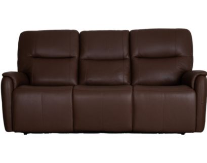 Flexsteel Wilson Cafe Leather Power Reclining Sofa