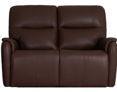 Flexsteel Wilson Cafe Leather Power Reclining Loveseat