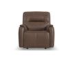 Flexsteel Wilson Cafe Leather Power Glider Recliner small image number 1